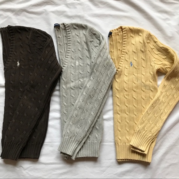 Polo by Ralph Lauren Sweaters - Polo Ralph Lauren - Bundle of Three Sweaters Polo by Ralph Lauren Sweaters - Polo Ralph Lauren - Bundle of Three Sweaters